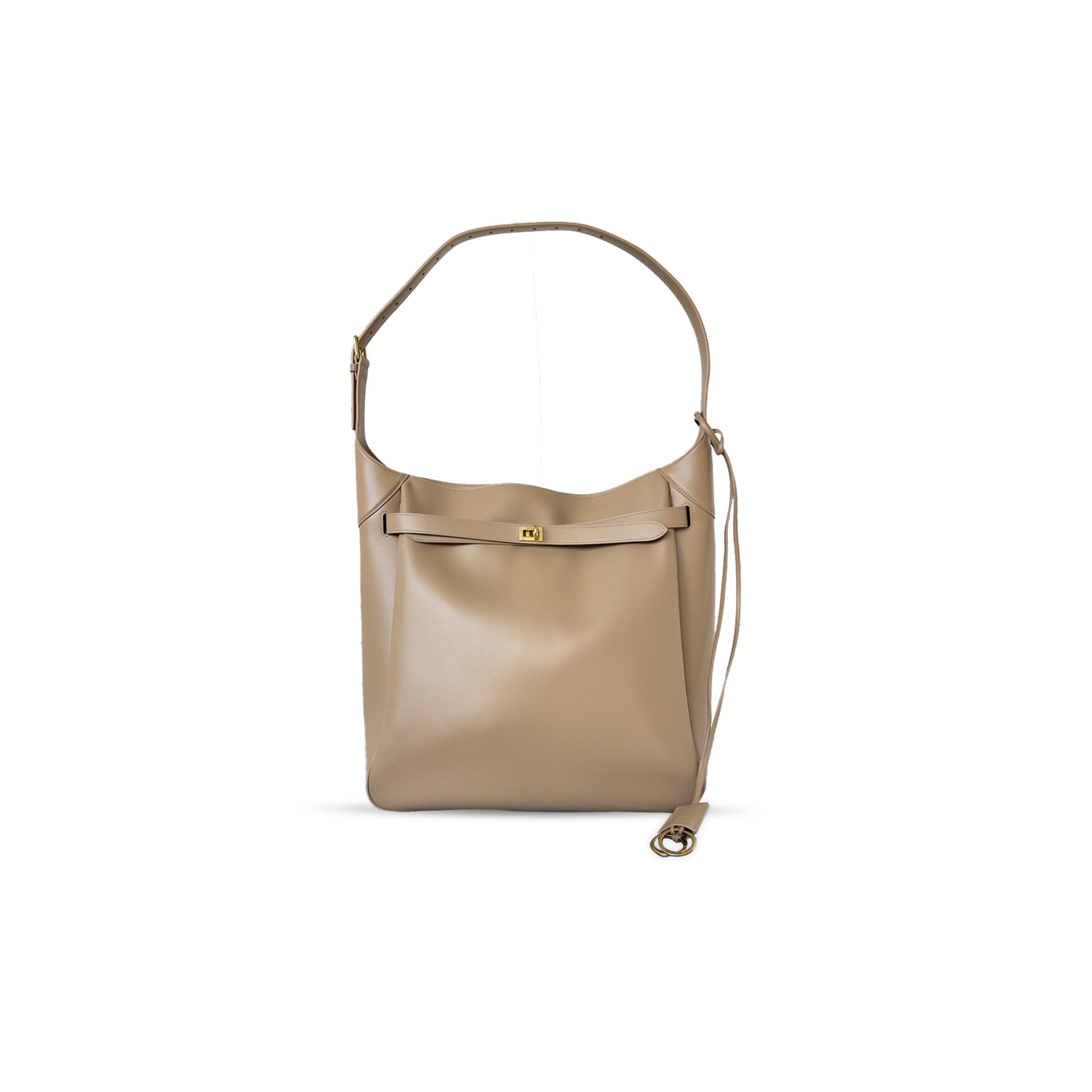 Ba1en*iaga women''s bel air hobo bag large in latte 8057582abav2000 (43.9*39.8*14.9cm)